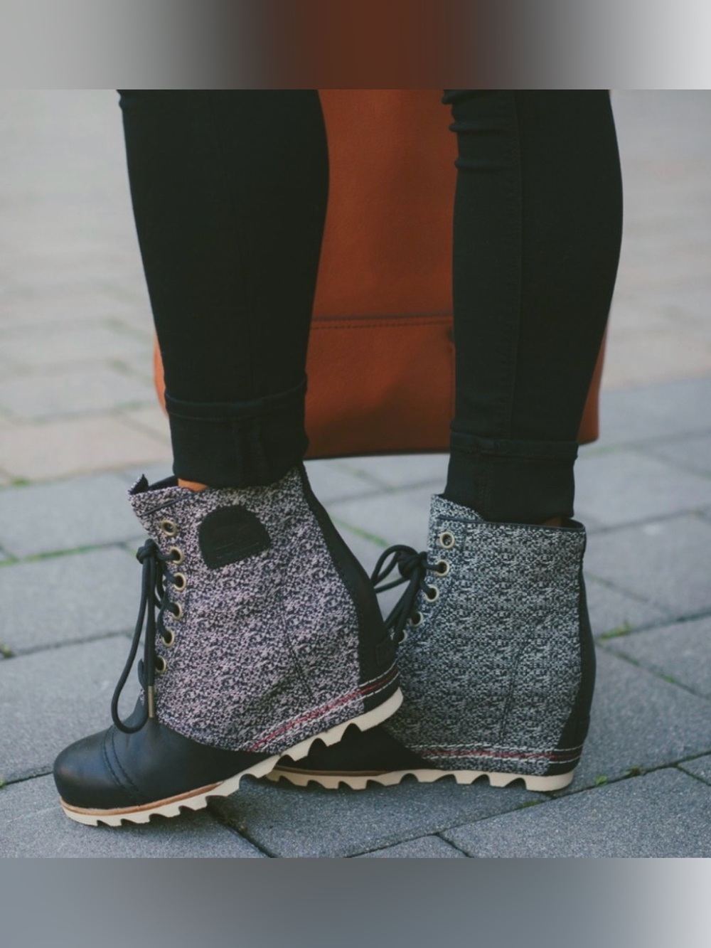 Sorel 1964 Premium Bootie‎ in Black Noir.